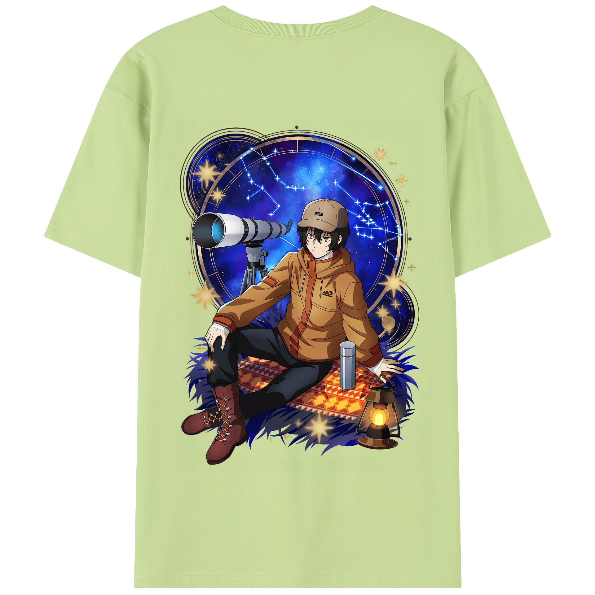 （画像用） 文豪ストレイドッグス Bungo Stray Dogs 綿100％半袖Tシャツ（背面プリント）